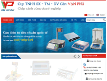 Tablet Screenshot of canvanphu.com